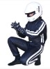 Diamond Black & White FIA Race suit