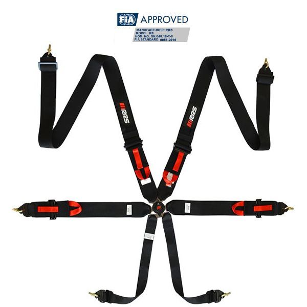 RRS RRS FIA R6 2.9 kg harnesses (6pts)